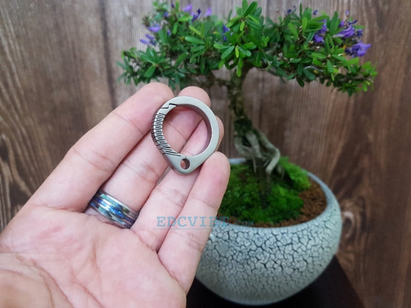 Ring móc titanium 2in1 33.5mm